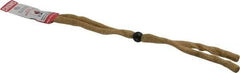 Chums - Dark Tan Eyeglass Retainer Cord - Adjustable, PBI & KEVLAR, Compatible with Most Safety Glasses - Benchmark Tooling
