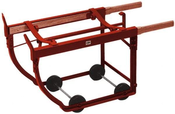 Value Collection - 1,000 Lb Load Capacity, 15, 30 & 55 Gal Drum Cradle - 20-1/2" High - Benchmark Tooling