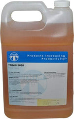 Master Fluid Solutions - Trim E850, 1 Gal Bottle Cutting & Grinding Fluid - Water Soluble, For Cutting, Grinding - Benchmark Tooling