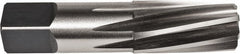 Union Butterfield - 1/2" Pipe, 3/4" Diam, 0.665" Small End Diam, 11/16" Straight Shank, 1-3/8" Flute, Taper Pipe Reamer - Benchmark Tooling