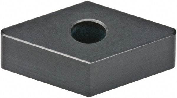 Kennametal - DNMA333 S0820 Grade KB1340 PCBN Turning Insert - Uncoated, 55° Diamond, 3/8" Inscr Circle, 3/16" Thick, 3/64" Corner Radius - Benchmark Tooling