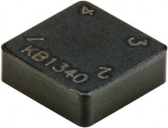 Kennametal - SNM322 S0820 Grade KB1340 PCBN Turning Insert - Uncoated, 90° Square, 3/8" Inscr Circle, 1/8" Thick, 1/32" Corner Radius - Benchmark Tooling