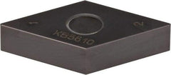 Kennametal - DNGA431 S0420MT Grade KB5630 PCBN Turning Insert - AlTiN Finish, 55° Diamond, 1/2" Inscr Circle, 3/16" Thick, 1/64" Corner Radius - Benchmark Tooling