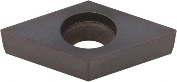 Kennametal - DCGW32.52 S0415MT Grade KB1345 PCBN Turning Insert - Uncoated, 55° Diamond, 3/8" Inscr Circle, 5/32" Thick, 1/32" Corner Radius - Benchmark Tooling