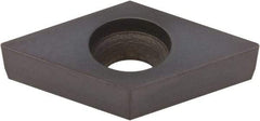 Kennametal - DCGW32.52 S0415MT Grade KB1345 PCBN Turning Insert - Uncoated, 55° Diamond, 3/8" Inscr Circle, 5/32" Thick, 1/32" Corner Radius - Benchmark Tooling
