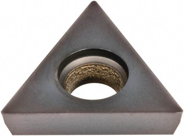 Kennametal - TPGW215 MT Grade KB1630 PCBN Turning Insert - Uncoated, 60° Triangle, 1/4" Inscr Circle, 3/32" Thick, 1/64" Corner Radius - Benchmark Tooling