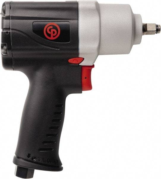 Chicago Pneumatic - 3/8" Drive, 9,400 RPM, 415 Ft/Lb Torque Impact Wrench - Pistol Grip Handle, 1,700 IPM, 20 CFM, 90 psi, 1/4" NPT Inlet - Benchmark Tooling