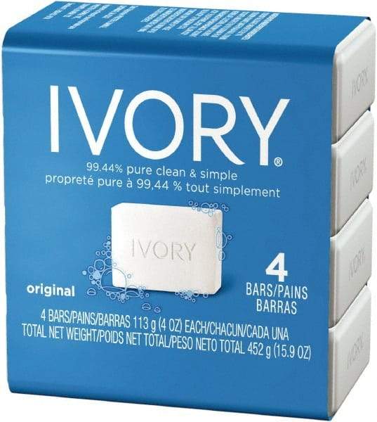 Ivory - 4 oz Box Bar Soap - White, Original Scent - Benchmark Tooling