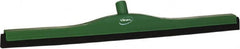 Vikan - 28" Foam Rubber Blade Bench Squeegee - Double Edge, Green, Plastic Holder - Benchmark Tooling