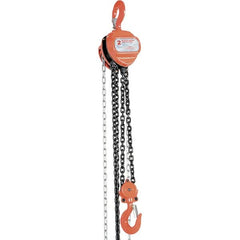 Vestil - 4,000 Lb Lifting Capacity, 15' Lift Height, Hand Hoist - Made from Chain - Benchmark Tooling