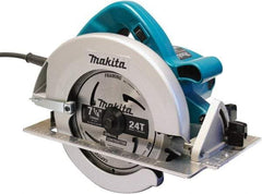 Makita - 15 Amps, 7-1/4" Blade Diam, 5,800 RPM, Electric Circular Saw - 5/8" Arbor Hole, Right Blade - Benchmark Tooling