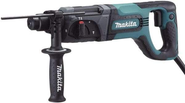 Makita - 120 Volt 1" SDS Plus Chuck Electric Rotary Hammer - 0 to 4,500 BPM, 0 to 1,100 RPM, Reversible - Benchmark Tooling