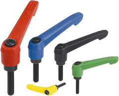 KIPP - M10, Fiberglass Reinforced Plastic Threaded Stud Adjustable Clamping Handle - 109mm OAL, 66mm High - Benchmark Tooling