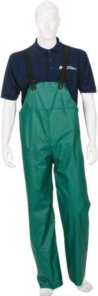 MCR Safety - Size L, Green, Rain, Limited Flammability Overall - Snap Ankle, Take Up Snaps Wrist - Benchmark Tooling