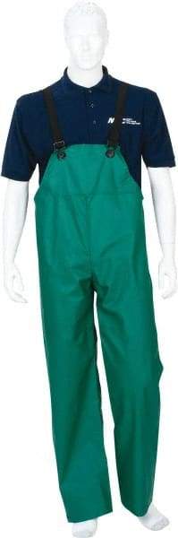 MCR Safety - Size 3XL, Green, Rain, Limited Flammability Overall - Snap Ankle, Take Up Snaps Wrist - Benchmark Tooling