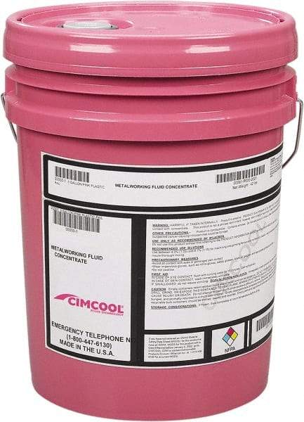 Cimcool - Cimperial 861, 5 Gal Pail Cutting & Grinding Fluid - Semisynthetic - Benchmark Tooling