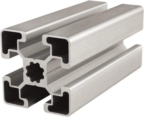 80/20 Inc. - 4 Meters Long x 45 mm Wide x 45 mm Deep, T-Slotted Aluminum Extrusion - Clear Anodized Finish - Benchmark Tooling