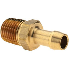 Eaton - 1/4 Thread Barbed Hose Fittings - Brass - Benchmark Tooling