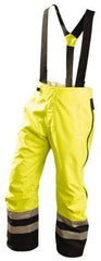 OccuNomix - Size L, Black & Yellow, Rain Pants - 3 Pockets - Benchmark Tooling