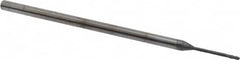 Niagara Cutter - 3/64" Diam, 9/64" LOC, 4 Flute Solid Carbide Ball End Mill - Diamond Finish, Single End, 3" OAL, 1/8" Shank Diam, Spiral Flute - Benchmark Tooling