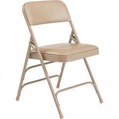 National Public Seating - Folding Chairs Pad Type: Folding Chair w/Vinyl Padded Seat Material: Vinyl; Steel - Benchmark Tooling