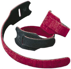 VELCRO Brand - 150 Piece 3/4" Wide x 6" Piece Length, Self Fastening Tie/Strap Hook & Loop Strap - Perforated/Pieces Roll, Red, Printable Surface - Benchmark Tooling