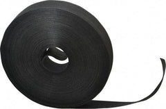 VELCRO Brand - 1" Wide x 25 Yd Long Self Fastening Tie/Strap Hook & Loop Roll - Continuous Roll, Black, Printable Surface - Benchmark Tooling