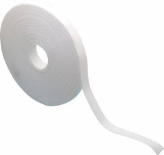 VELCRO Brand - 5/8" Wide x 25 Yd Long Self Fastening Tie/Strap Hook & Loop Roll - Continuous Roll, White, Printable Surface - Benchmark Tooling