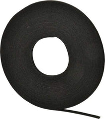 VELCRO Brand - 3/8" Wide x 25 Yd Long Self Fastening Tie/Strap Hook & Loop Roll - Continuous Roll, Black - Benchmark Tooling