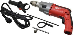 Milwaukee Tool - 120 Volt 1/2" Keyed Chuck Electric Hammer Drill - 0 to 16,000 & 0 to 40,000 BPM, 0 to 1,000 & 0 to 2,500 RPM - Benchmark Tooling