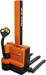 Presto Lifts - 2,200 Lb Capacity, 62" Lift Height, Battery Operated Power Stocker Lift - Benchmark Tooling