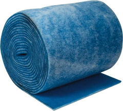 Made in USA - 90' Long x 36" Wide x 1" Thick Polyester Media Air Filter Media Roll - MERV 7, 86% Arrestance Efficiency, 500 FPM Max Air Flow, 0.14" wpg Init Resist, 1" wpg Final Resist, Use with Any Unit - Benchmark Tooling