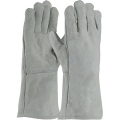 ‎73-888RHO Welders / Foundry Gloves - Welding Glove - Shoulder Grade - Cotton Lining - Gry. - Right Hand Only