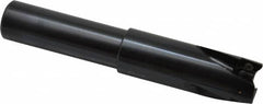 Kennametal - 1-1/2" Cut Diam, 0.71" Max Depth of Cut, 1-1/4" Shank Diam, 8" OAL, Indexable Square Shoulder End Mill - EC18.., EP18.. Inserts, Cylindrical Shank, 0° Lead Angle - Benchmark Tooling
