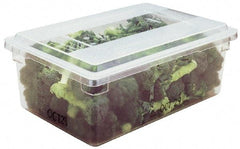 Rubbermaid - Rectangular, Clear Polycarbonate Food Tote Box - 12" High x 18" Wide x 26" Long - Benchmark Tooling