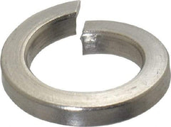 Value Collection - M8, 8.1mm ID, 2mm Thick High Collar Split Lock Washer - 18-8 Austenitic Grade A2 Stainless Steel, Uncoated, 8.1mm Min ID, 8.5mm Max ID, 12.7mm Max OD - Benchmark Tooling