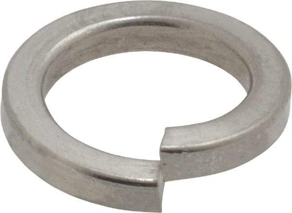 Value Collection - M14, 14.2mm ID, 3mm Thick High Collar Split Lock Washer - 18-8 Austenitic Grade A2 Stainless Steel, Uncoated, 14.2mm Min ID, 14.7mm Max ID, 21.1mm Max OD - Benchmark Tooling