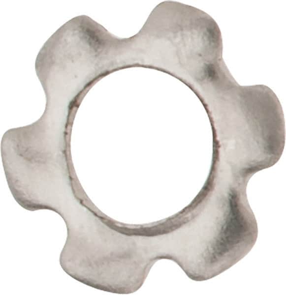 Value Collection - M2 Screw, 2.2mm ID, Stainless Steel External Tooth Lock Washer - 4.5mm OD, Uncoated, Grade 18-8 & Austenitic A2 - Benchmark Tooling