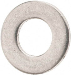 Value Collection - M4 Screw, Grade 316 Stainless Steel Standard Flat Washer - 4.3mm ID x 9mm OD, Plain Finish - Benchmark Tooling