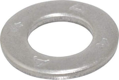 Value Collection - M8 Screw, Grade 316 Stainless Steel Standard Flat Washer - 8.4mm ID x 16mm OD, Plain Finish - Benchmark Tooling