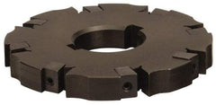 APT - Arbor Hole Connection, 0.485" Cutting Width, 3-9/16" Depth of Cut, 10" Cutter Diam, 2" Hole Diam, 20 Tooth Indexable Slotting Cutter - SM10 Toolholder, CTA 4 Insert, Neutral Cutting Direction - Benchmark Tooling