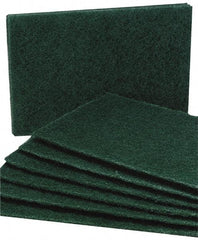 Ability One - 9-1/2" Long x 6" Wide x 1/4" Thick Sponge - Medium-Duty, Green - Benchmark Tooling