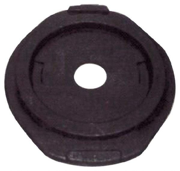 PRO-SAFE - Rubber Standard Channelizer Base - 25 Lb, Black - Benchmark Tooling