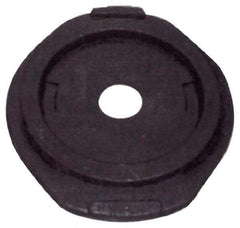 PRO-SAFE - Rubber Standard Channelizer Base - 25 Lb, Black - Benchmark Tooling