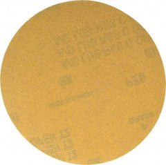 Made in USA - 5" Diam, 80 Grit, Aluminum Oxide Hook & Loop Disc - Medium Grade, Coated, C Weight Paper Backing, - Benchmark Tooling