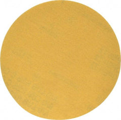 Made in USA - 5" Diam, 180 Grit, Aluminum Oxide Hook & Loop Disc - Very Fine Grade, Coated, C Weight Paper Backing, - Benchmark Tooling