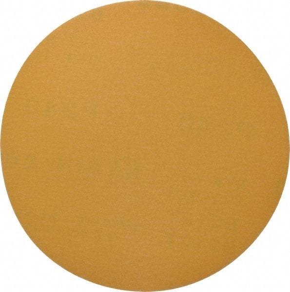 Made in USA - 5" Diam, 240 Grit, Aluminum Oxide Hook & Loop Disc - Very Fine Grade, Coated, C Weight Paper Backing, - Benchmark Tooling