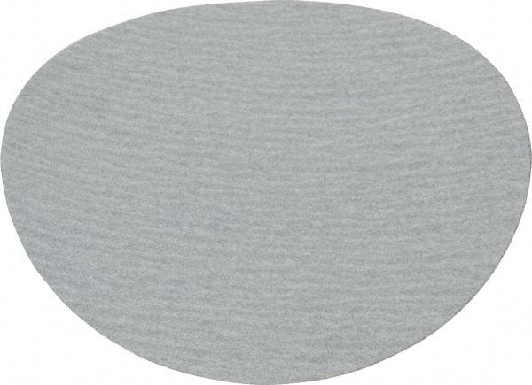 Made in USA - 5" Diam, 180 Grit, Silicon Carbide Hook & Loop Disc - Very Fine Grade, Coated, B Weight Paper Backing, - Benchmark Tooling