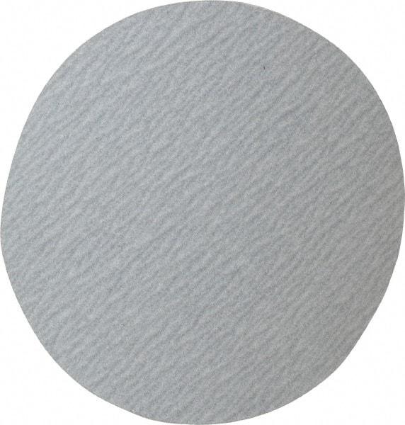 Made in USA - 5" Diam, 220 Grit, Silicon Carbide Hook & Loop Disc - Very Fine Grade, Coated, B Weight Paper Backing, - Benchmark Tooling