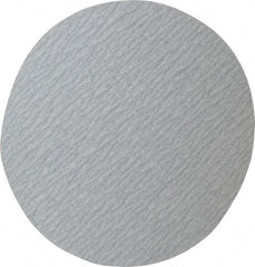 Made in USA - 5" Diam, 220 Grit, Silicon Carbide Hook & Loop Disc - Very Fine Grade, Coated, B Weight Paper Backing, - Benchmark Tooling